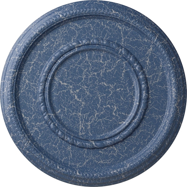 Ekena Millwork Federal Roped Large Medallion (Canopies up to 7 3/4"), 17 3/8"OD x 1 1/8"P, Americana Crackle CM17FEAMC - main